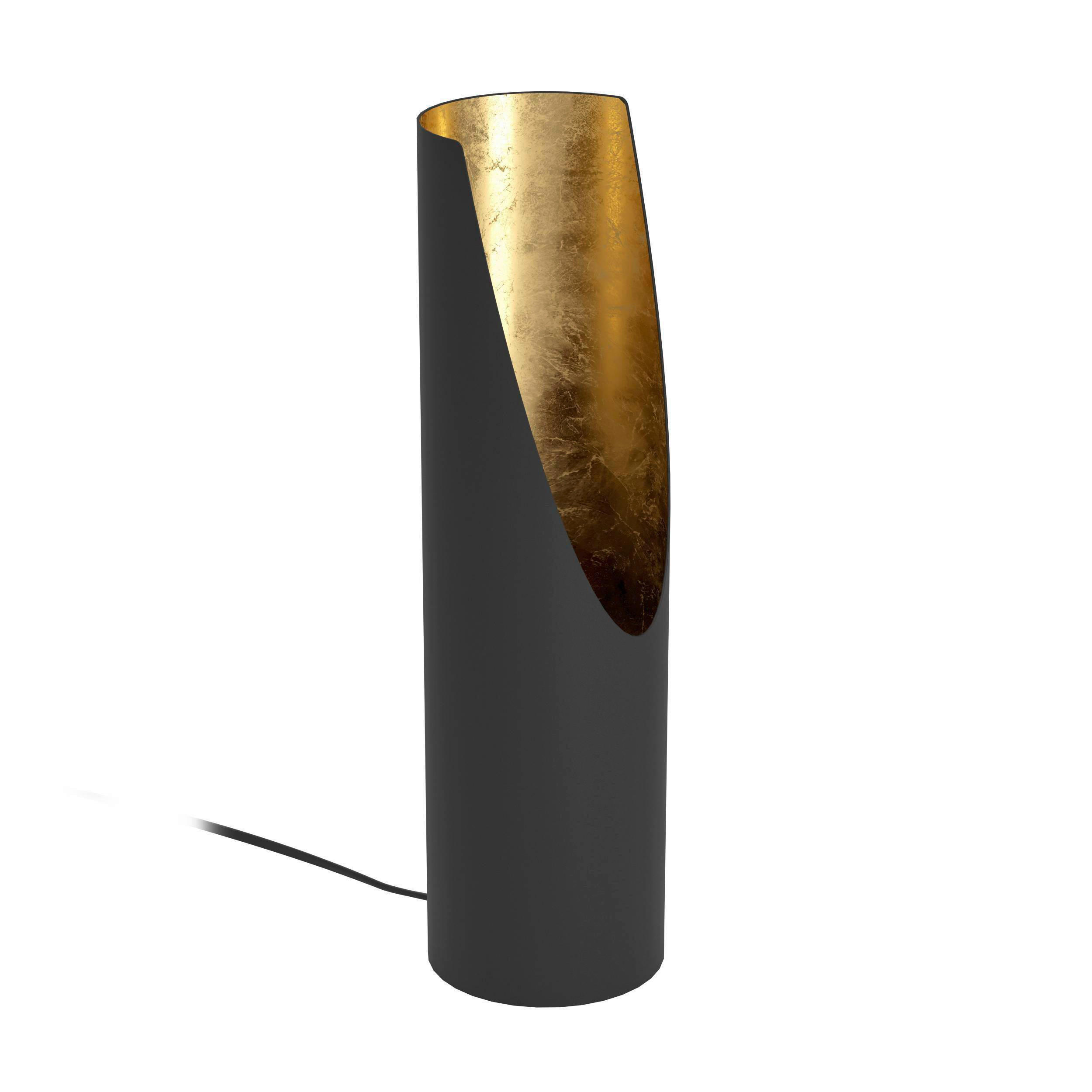 BORDSLAMPA Prebone 11/49 cm   - svart/guldfärgad, Design, metall (11/49cm) - Eglo
