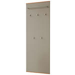 GARDEROBENPANEEL 60/170/10 cm  - Taupe/Eichefarben, Design, Holzwerkstoff/Metall (60/170/10cm) - Novel