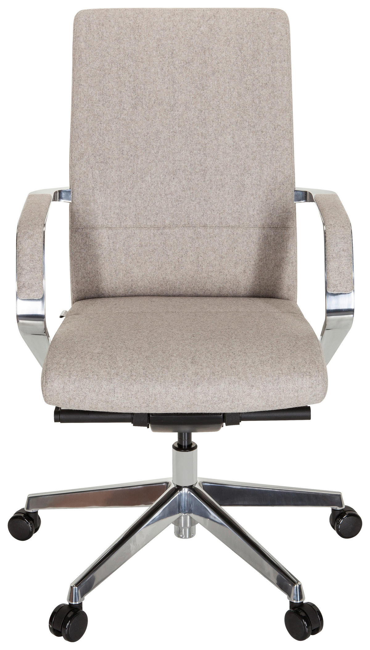 DREHSTUHL  in Flachgewebe Beige  - Beige/Silberfarben, MODERN, Kunststoff/Textil (60/105/60cm) - MID.YOU