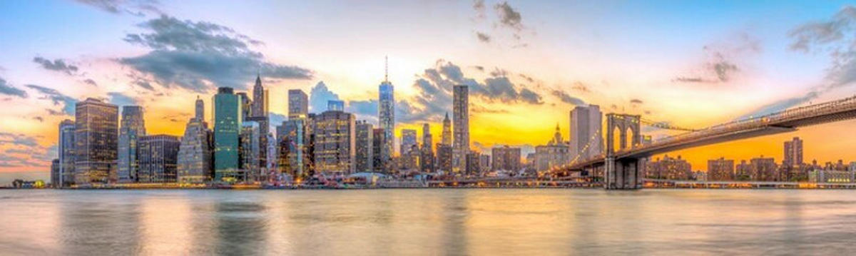 ACRYLGLASBILD Städte  - Multicolor, Basics, Kunststoff (50/180/1,70cm) - Euroart