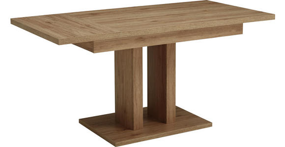 ESSTISCH in Holzwerkstoff 120(160)/80/76 cm - Eichefarben, KONVENTIONELL, Holzwerkstoff (120(160)/80/76cm) - Cantus