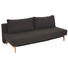 SCHLAFSOFA Braun - Eichefarben/Braun, Design, Holz/Textil (200/65/93cm) - Innovation