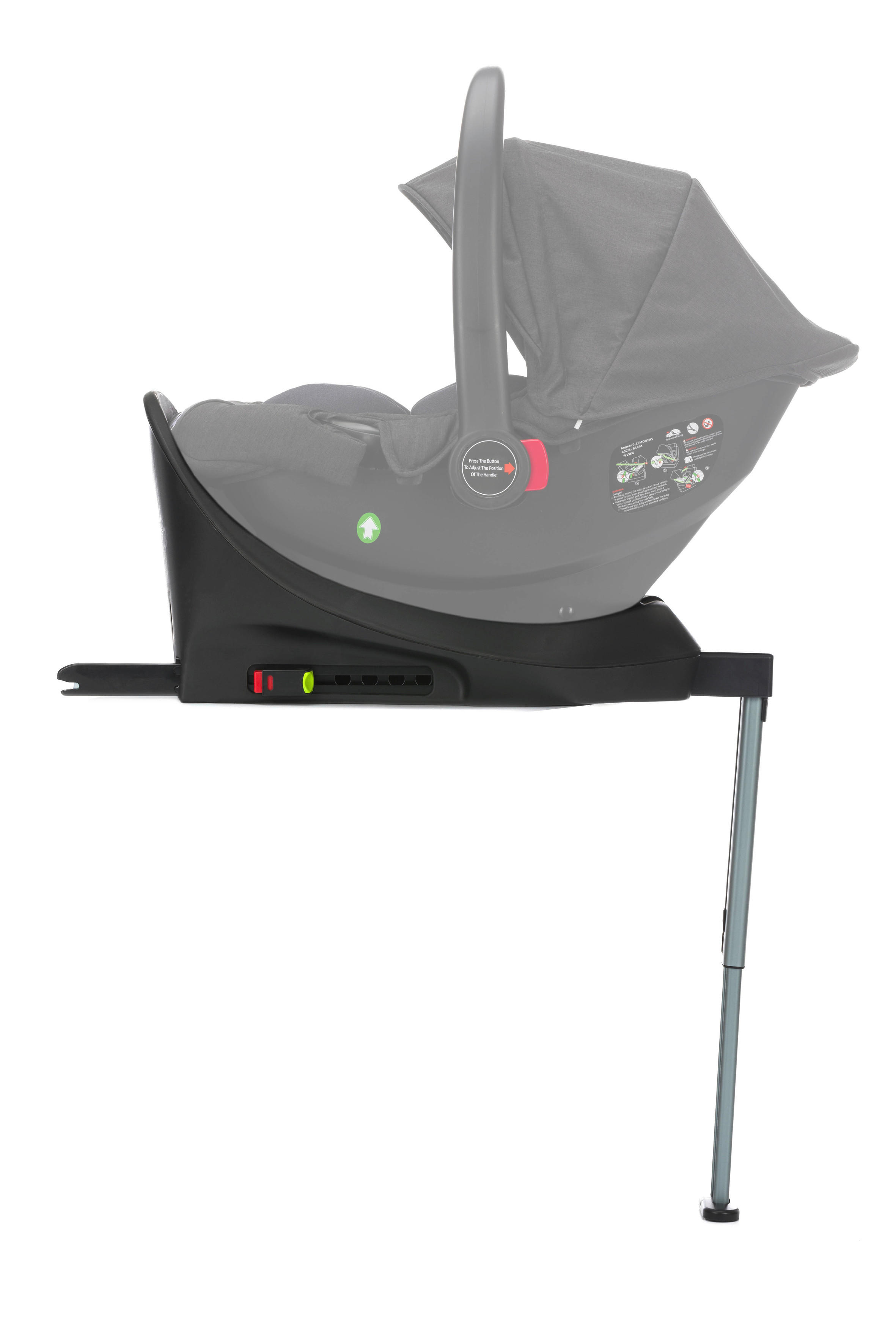 ISOFIXSTATION 780 I-SIZE BAZA  - Schwarz, Basics, Kunststoff - Fillikid