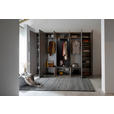 GARDEROBE 7-teilig  in 296/233/39 cm  - Anthrazit/Grau, Design, Holzwerkstoff (296/233/39cm) - Moderano