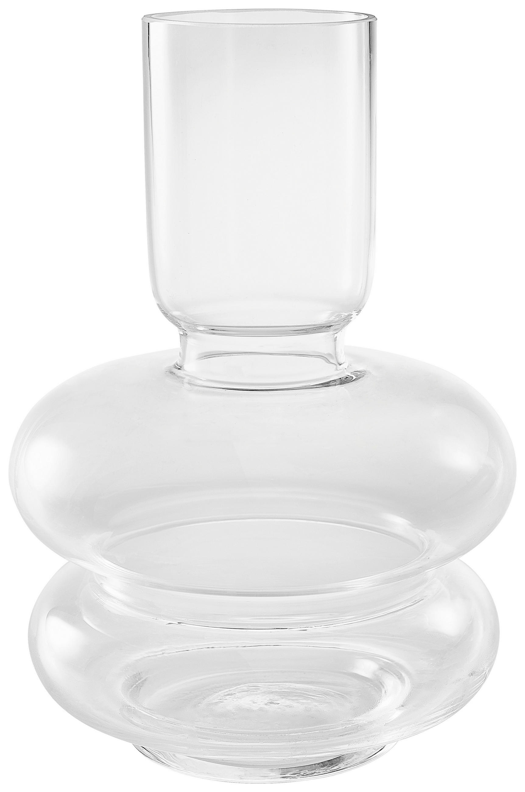 VASE 25 cm  - Klar, Trend, Glas (18,00/25,00cm)