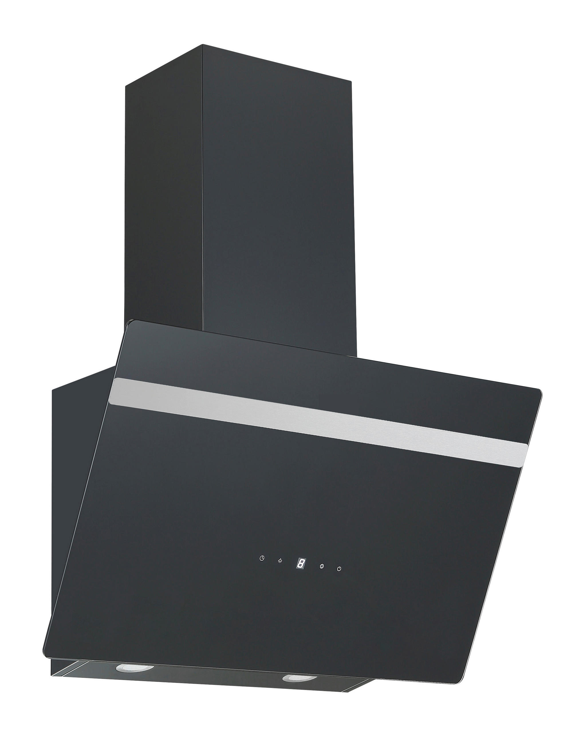 DUNSTABZUGSHAUBE  - Schwarz, Basics, Glas (60/111.60/29.6cm) - PKM