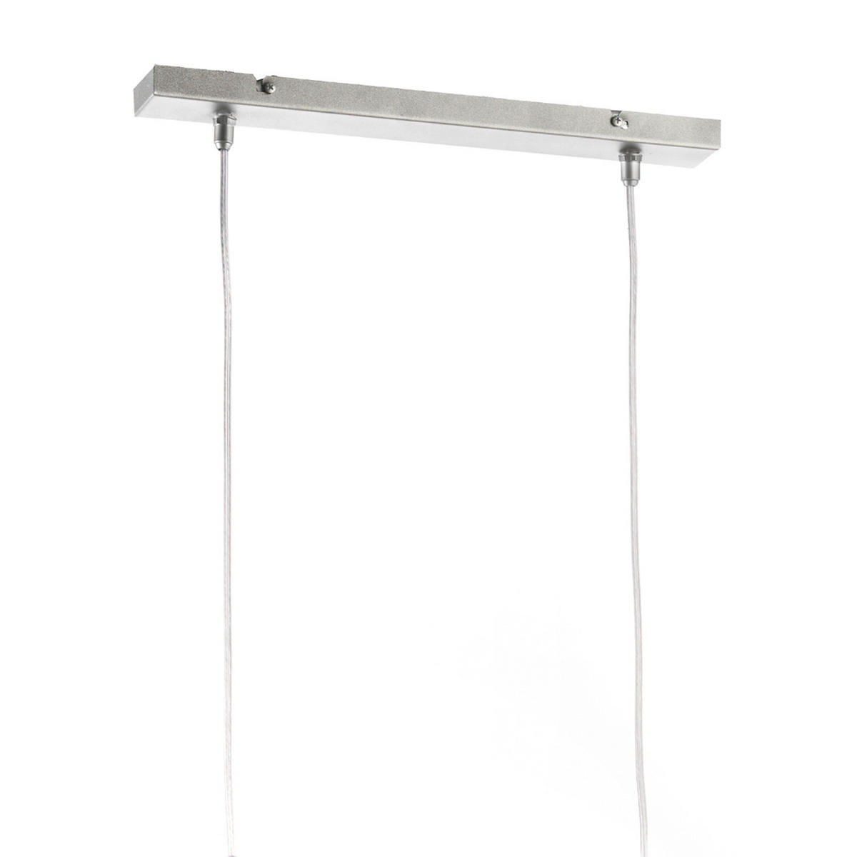 HÄNGELEUCHTE 70/40/110 cm  - Grau, Basics, Textil/Metall (70/40/110cm)