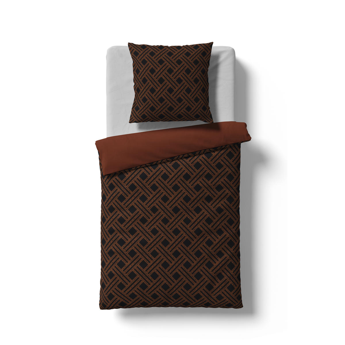 BETTWÄSCHE Black Premium Damast Damast 200/220 cm  - Messingfarben, Basics, Textil (200/220cm) - Fleuresse