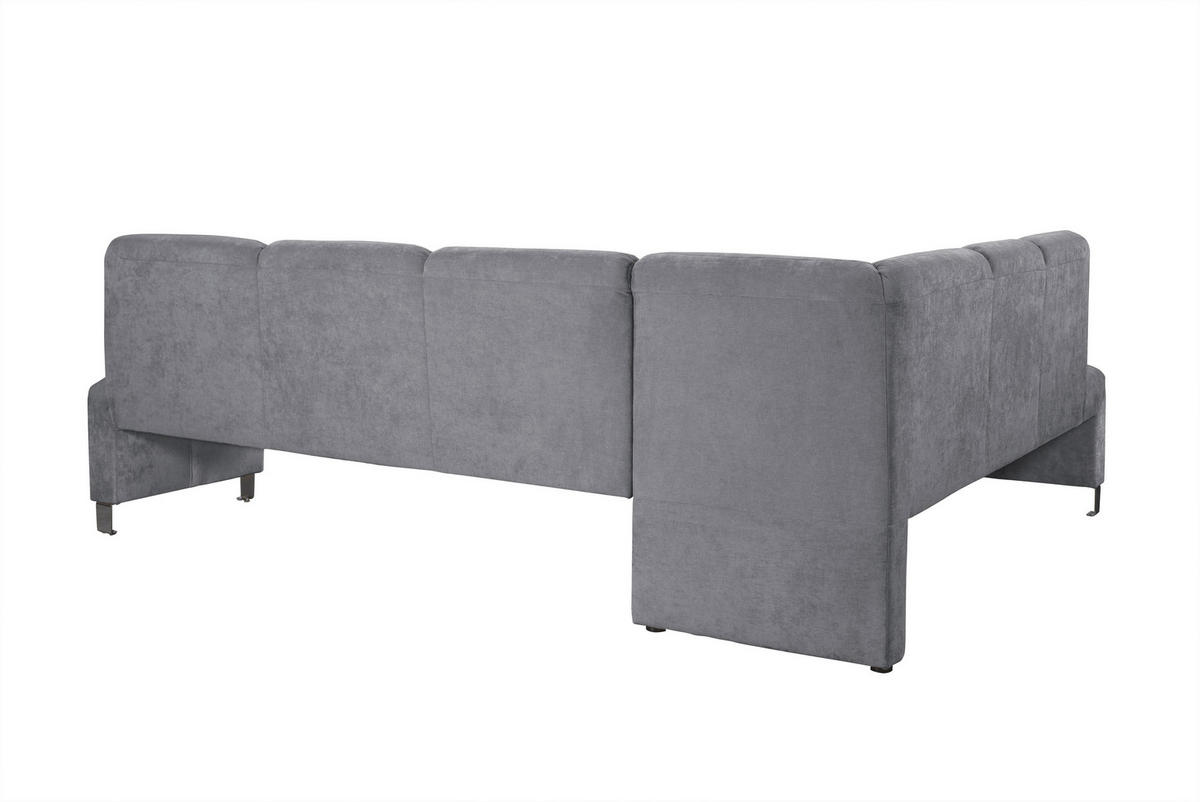 KLUPA KUTNA  antracit  drvo, tekstil, drvni materijal      - srebrne boje/antracit, Moderno, drvni materijal/drvo (263/198cm) - Livetastic