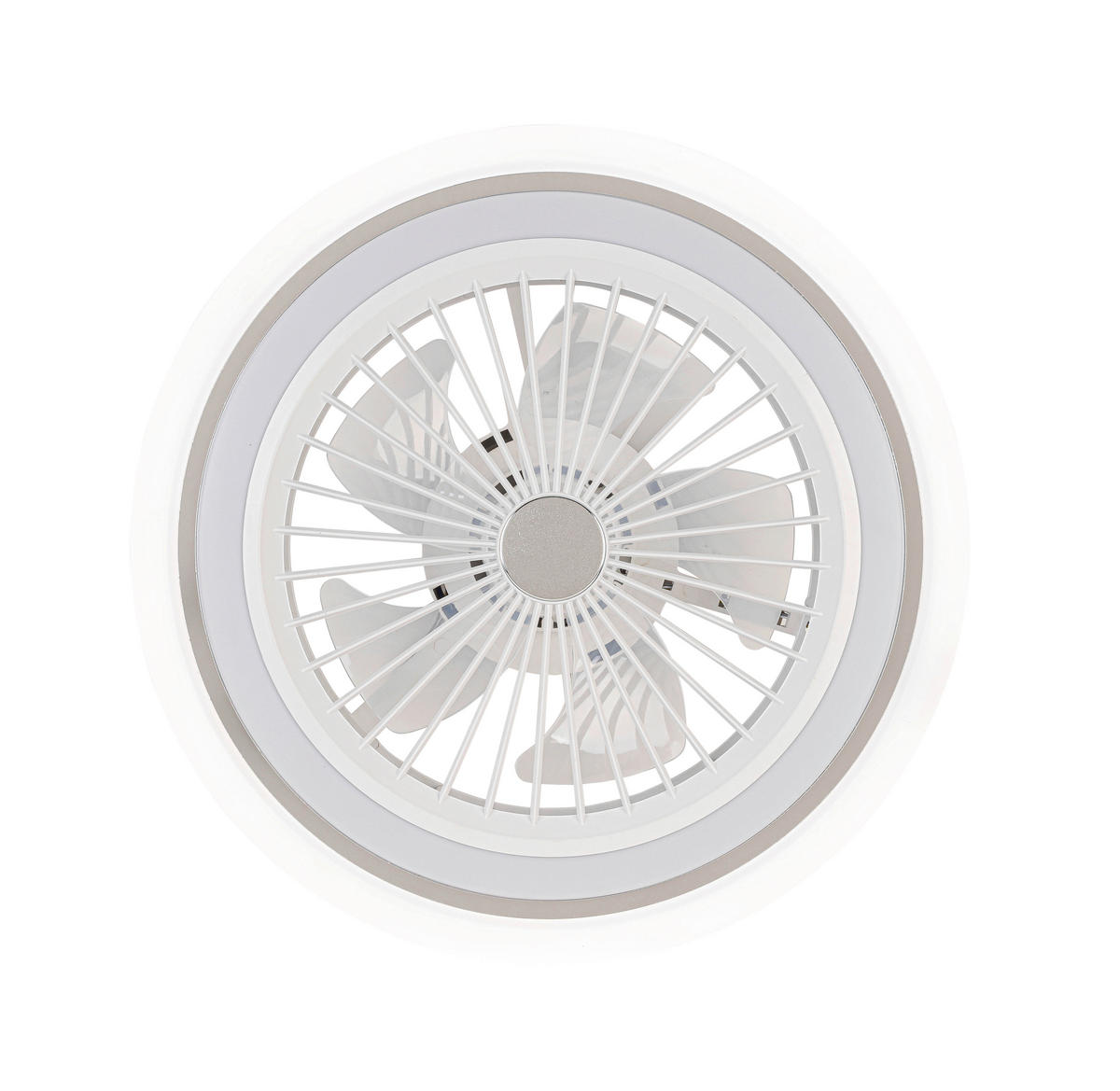 PLAFONSKI VENTILATOR   - providno/boja hroma, Osnovno, plastika (49/19cm) - Mican