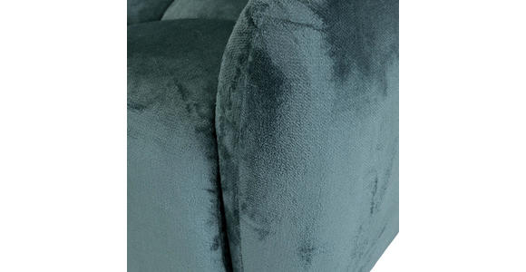 ECKSOFA Petrol Flachgewebe  - Petrol/Schwarz, MODERN, Kunststoff/Textil (275/235cm) - Landscape