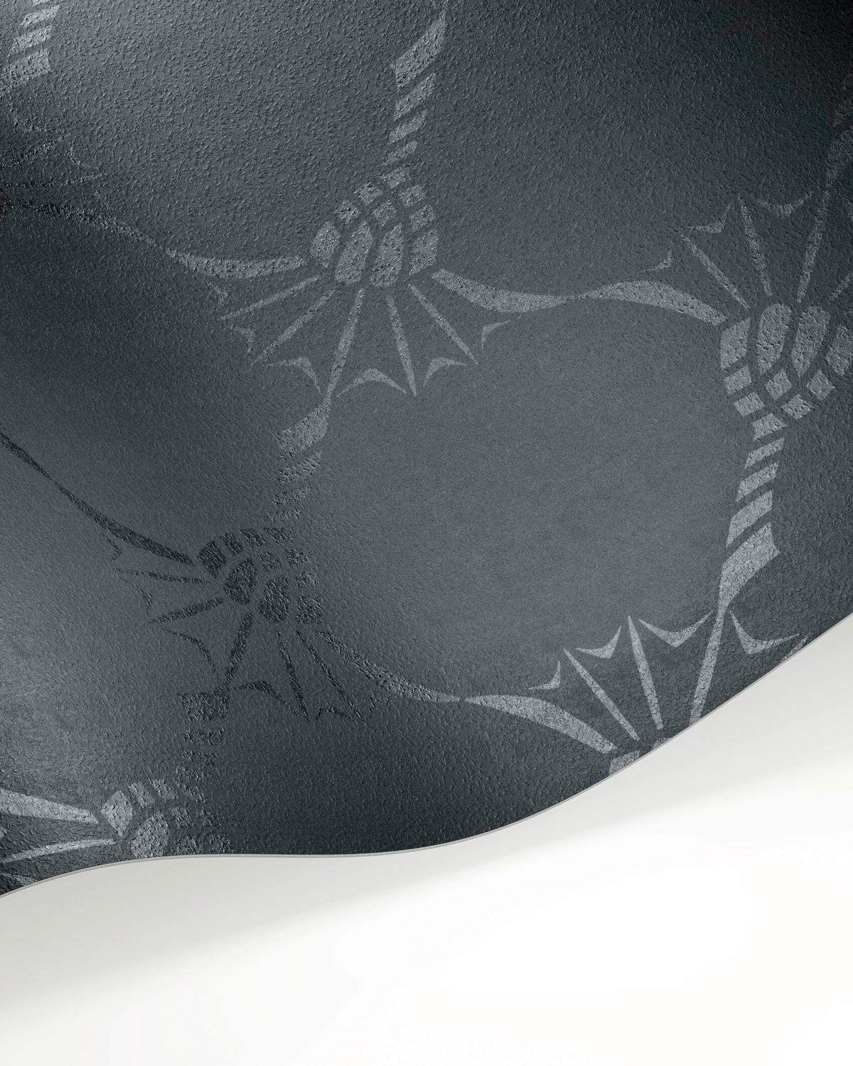 VLIESTAPETE 10.05 m J! CORNFLOWER  - Dunkelgrau, Design, Textil (53/1005cm) - Joop!