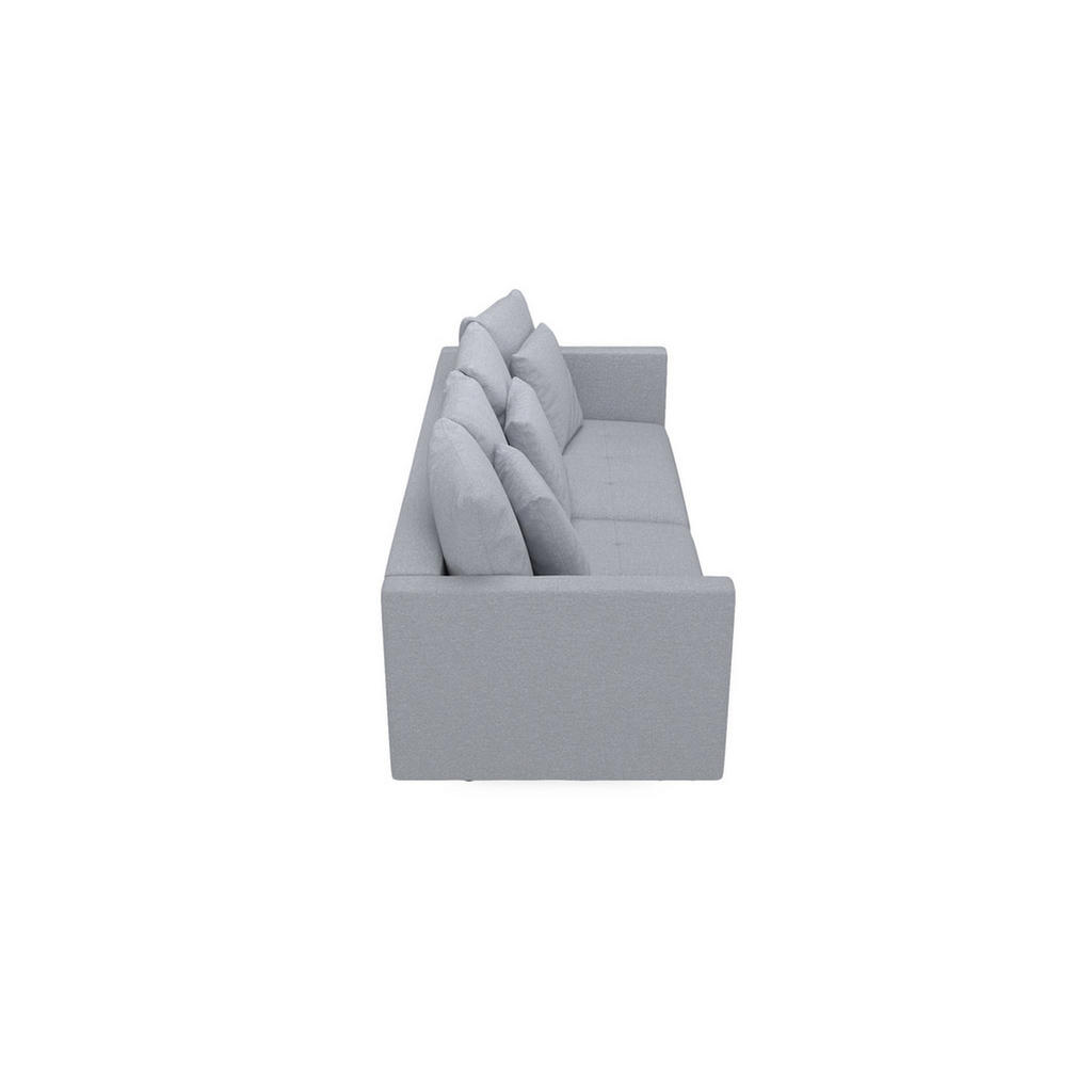 Thumbnail - Mid.you Schlafsofa, Hellgrau, Textil, 223x96x95 cm, Armteil links, rechts, Wohnzimmer, Sofas & Couches, Schlafsofas, Sch...