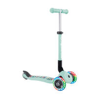 KINDERSCOOTER JUNIOR FOLDABLE FANTASY LIGHTS  - Hellgrün, LIFESTYLE, Kunststoff (56/28,6/68cm) - GLOBBER
