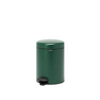 PEDÁLOS SZEMETES  - fekete/zöld, Basics, műanyag/fém (5l) - Brabantia