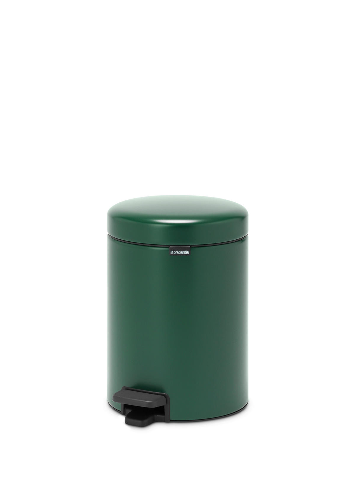 PEDÁLOS SZEMETES  - fekete/zöld, Basics, műanyag/fém (5l) - Brabantia