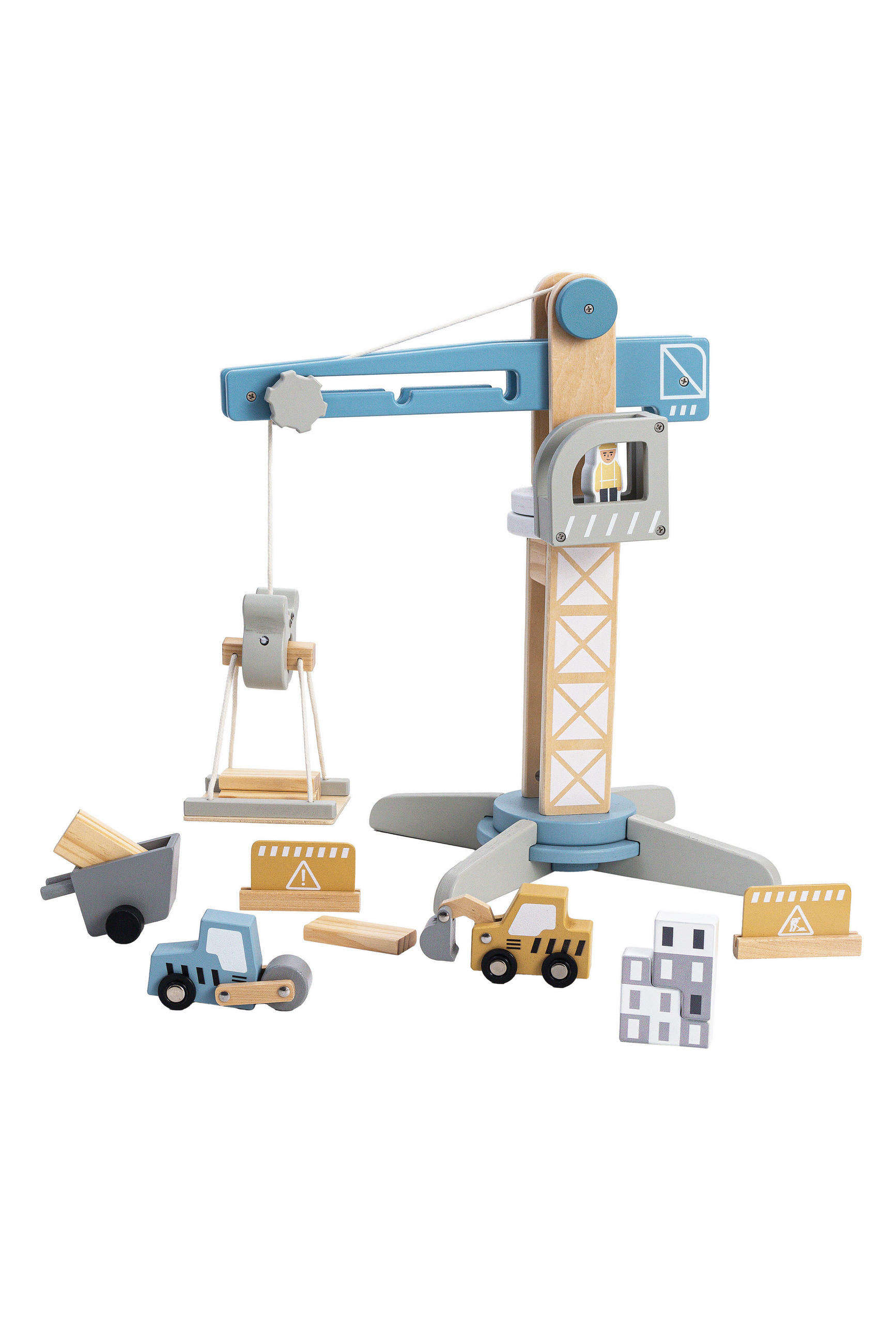 MOTORIKSPIEL  - Pastellblau/Gelb, Basics, Holz/Holzwerkstoff (31,6/21,2/36,4cm) - My Baby Lou