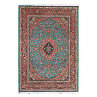 ORIENTTEPPICH 250/300 cm Kashan LT Blue/Peach Orange, Hellblau  - Orange/Hellblau, LIFESTYLE, Textil (250/300cm) - Cazaris