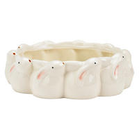 DEKOSCHALE   - Weiß, Basics, Keramik (20,0/5,0/20,0cm)