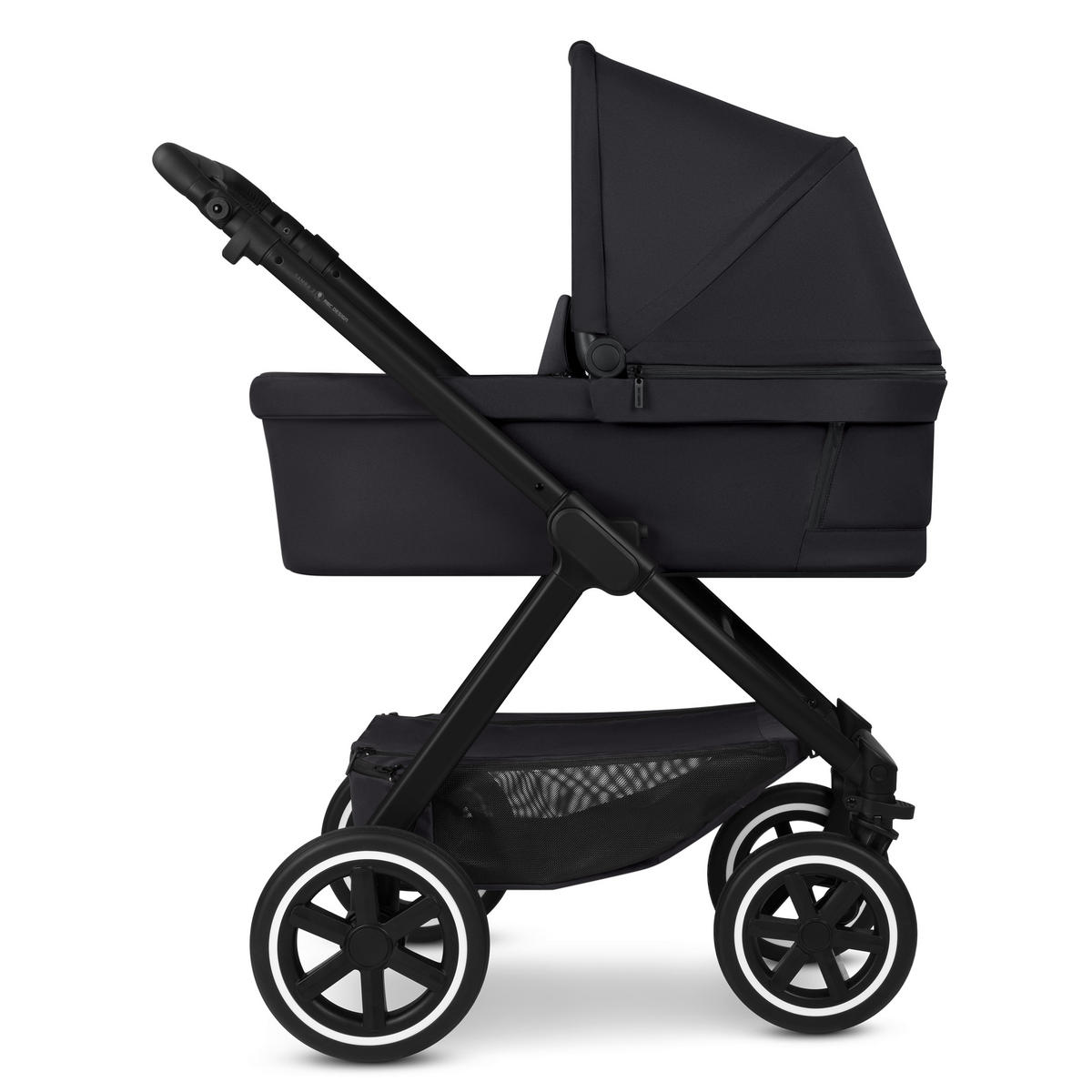 KINDERWAGEN Samba 2  - Schwarz, Basics, Textil/Metall (60/108/88cm) - ABC Design