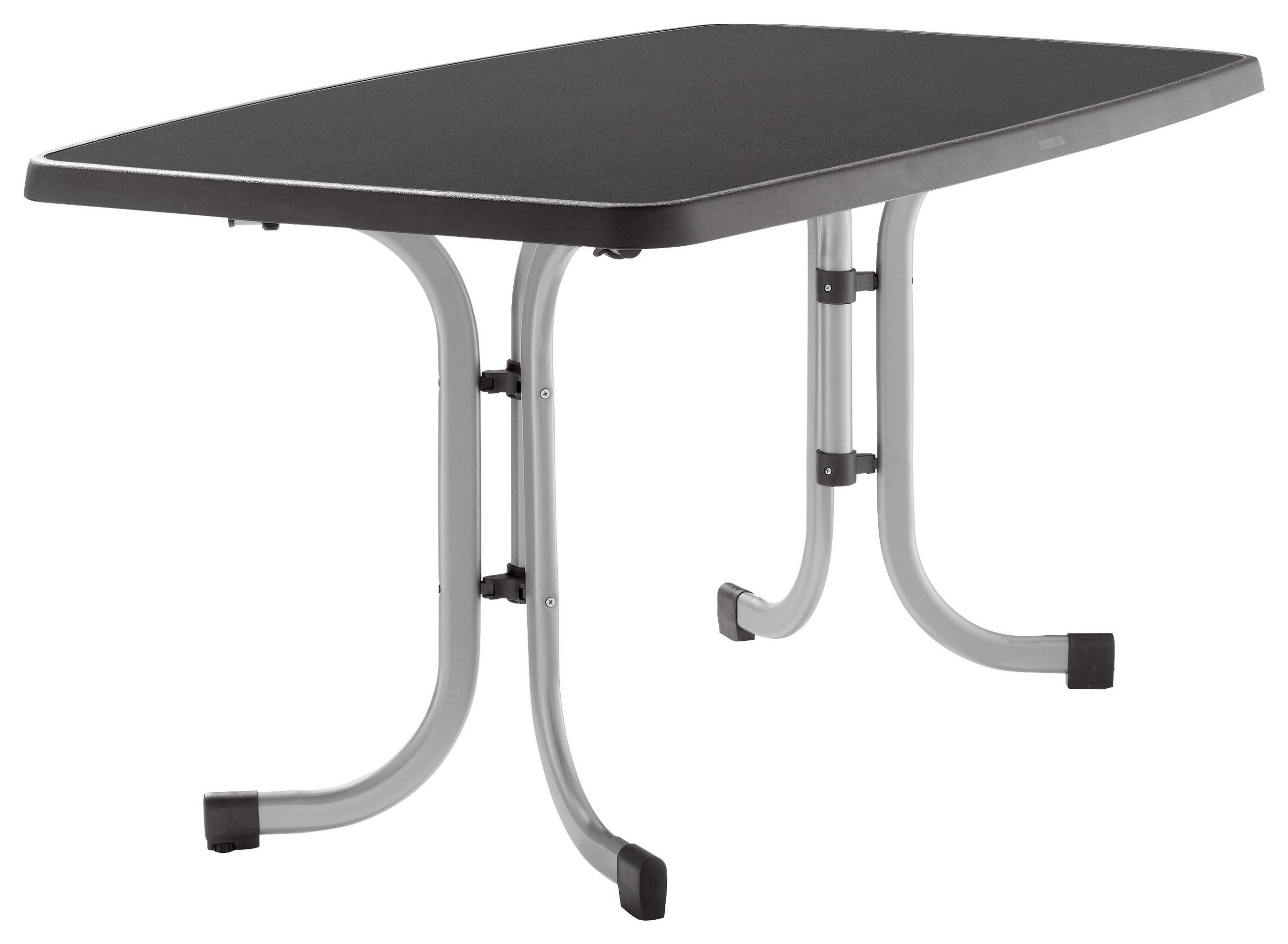 GARTENKLAPPTISCH 150/90/72 cm Metall rechteckig  - Anthrazit/Graphitfarben, Basics, Kunststoff/Metall (150/90/72cm) - Sieger