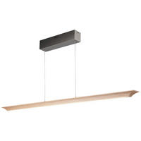 LED-HÄNGELEUCHTE  - Eichefarben, Natur, Holz (125/7,5/150cm)