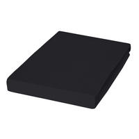 SPANNBETTTUCH Jersey 200/200 cm  - Schwarz, Basics, Textil (200/200cm) - Janine