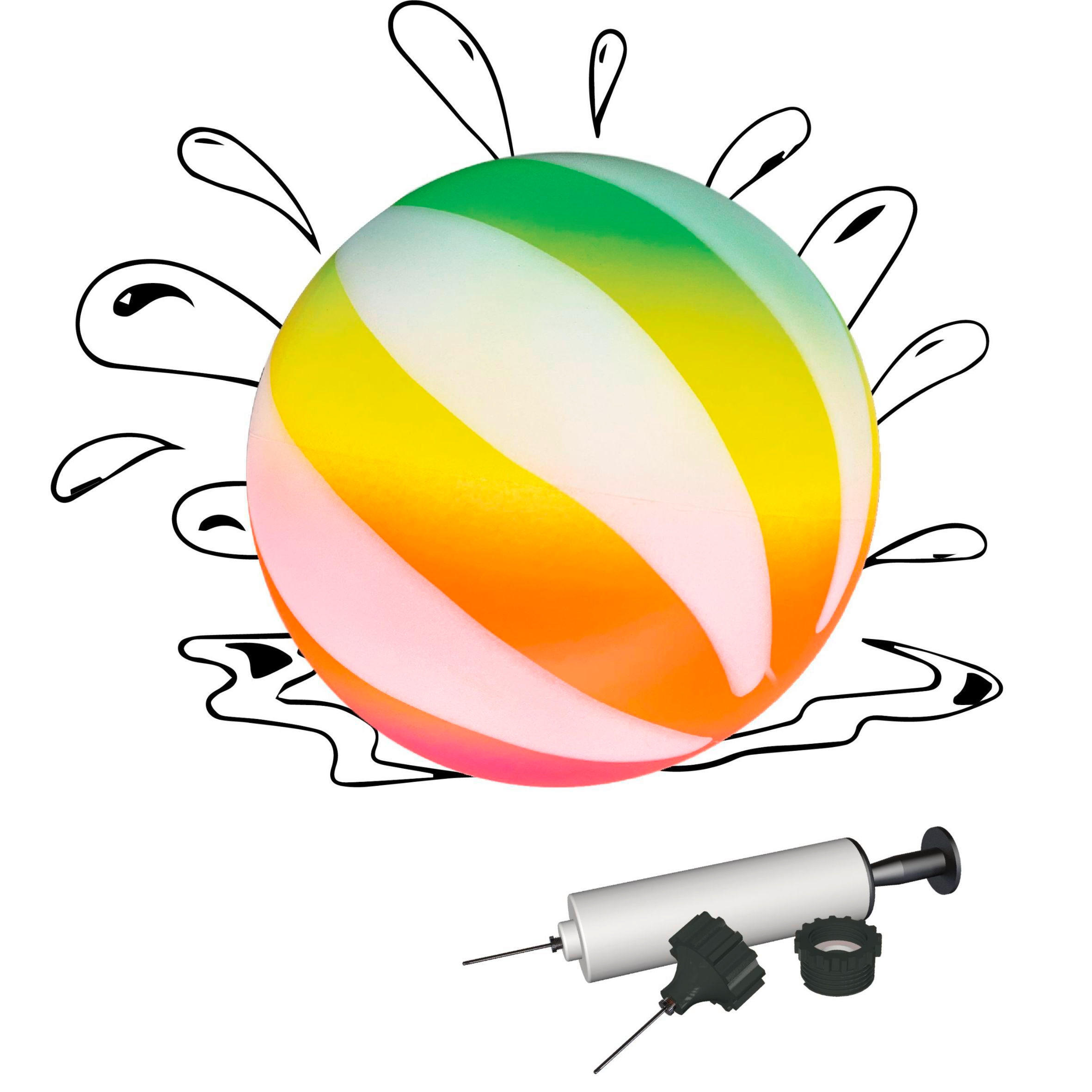 WASSERBALL Multicolor  - Multicolor, Basics, Kunststoff/Textil (ca. 20cm) - alldoro