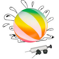 WASSERBALL - Multicolor, Basics, Kunststoff/Textil (ca. 20cm) - alldoro