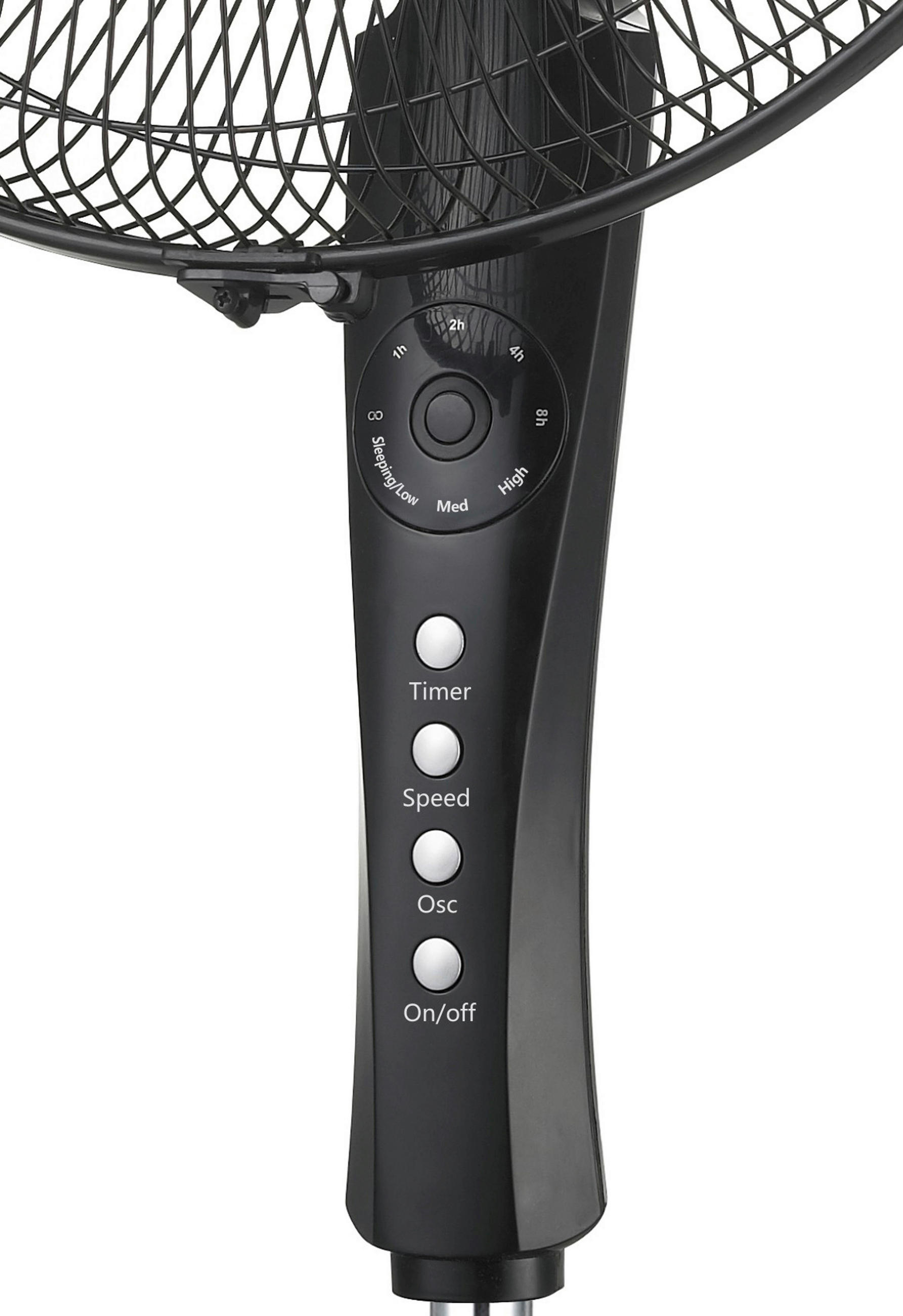 SAMOSTOJEĆI VENTILATOR - crna, Osnovno, metal/plastika (43/40/90-125cm) - Mican