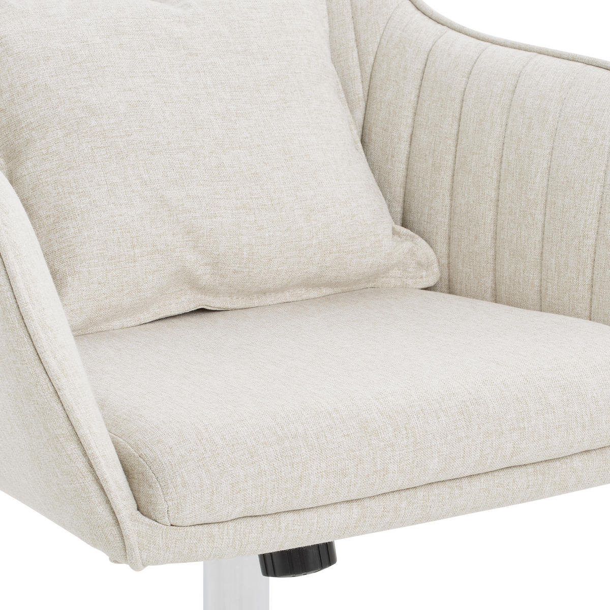 LIVETASTIC Drehstuhl (höhenverstellbar) in Beige