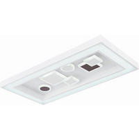 STROPNA LED-SVETILKA  Picture 36 W/4300 lm/3000-6000 K/230 V/ - bela/barve kapučina, Trend, kovina/umetna masa (60/30/7cm) - Novel