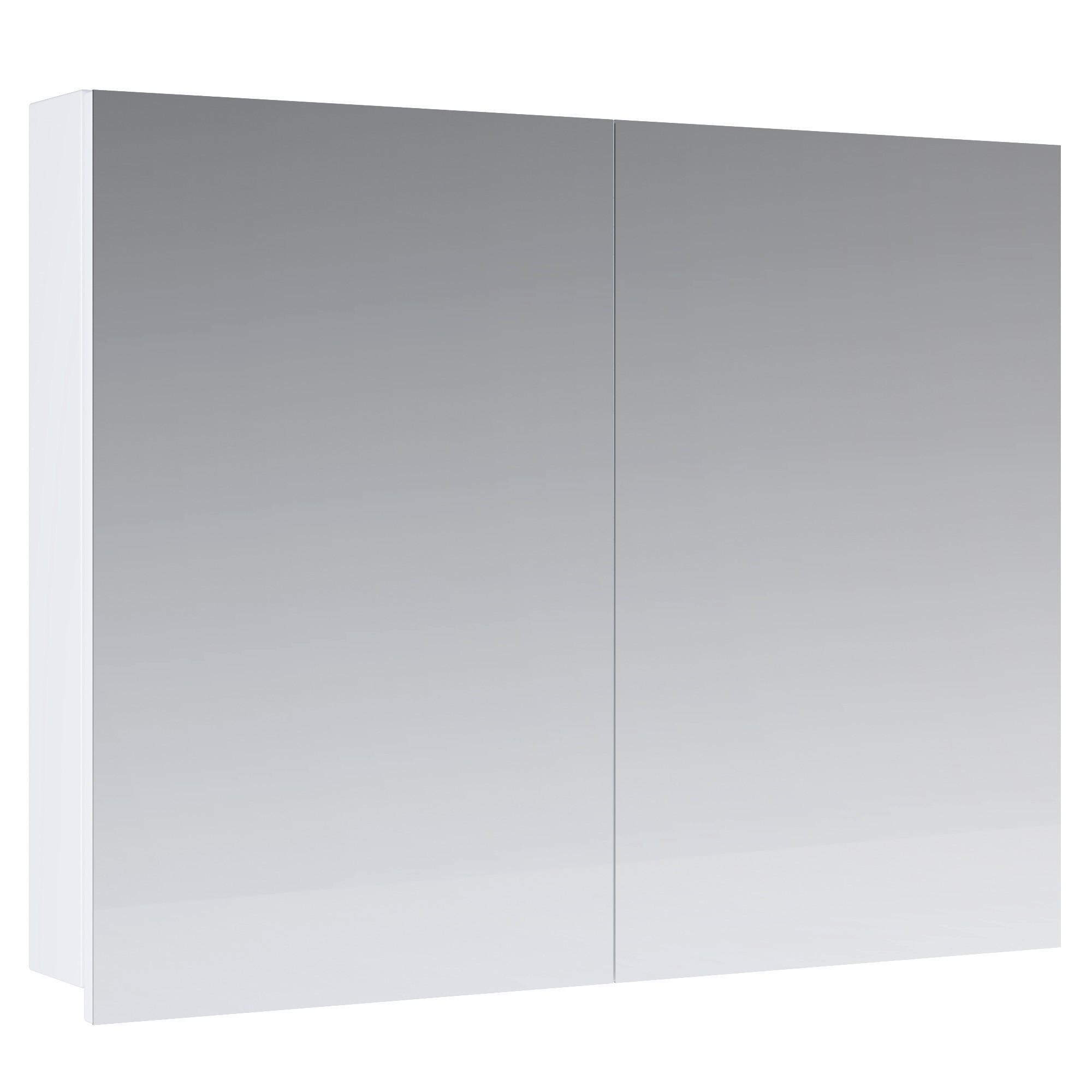SPEGELSKÅP  - vit, Modern, trämaterial (60/59,4/12cm) - MID.YOU