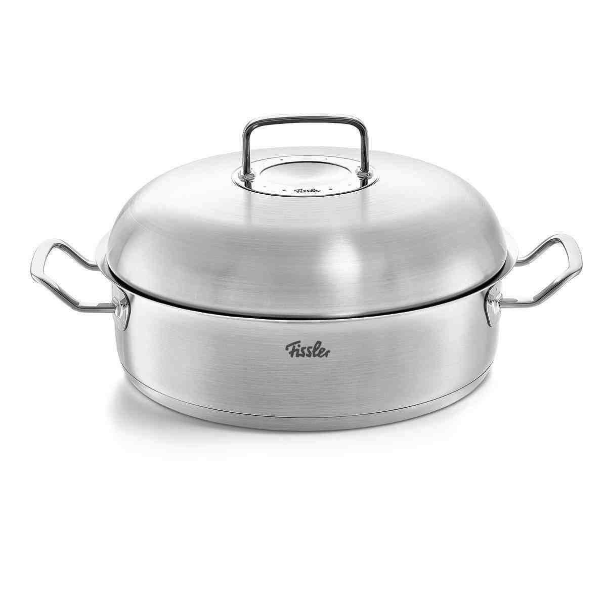 BRÄTER ORIGINAL PROFI COLLECTION 2 Edelstahl   - Silberfarben, Design, Metall (28cm) - Fissler