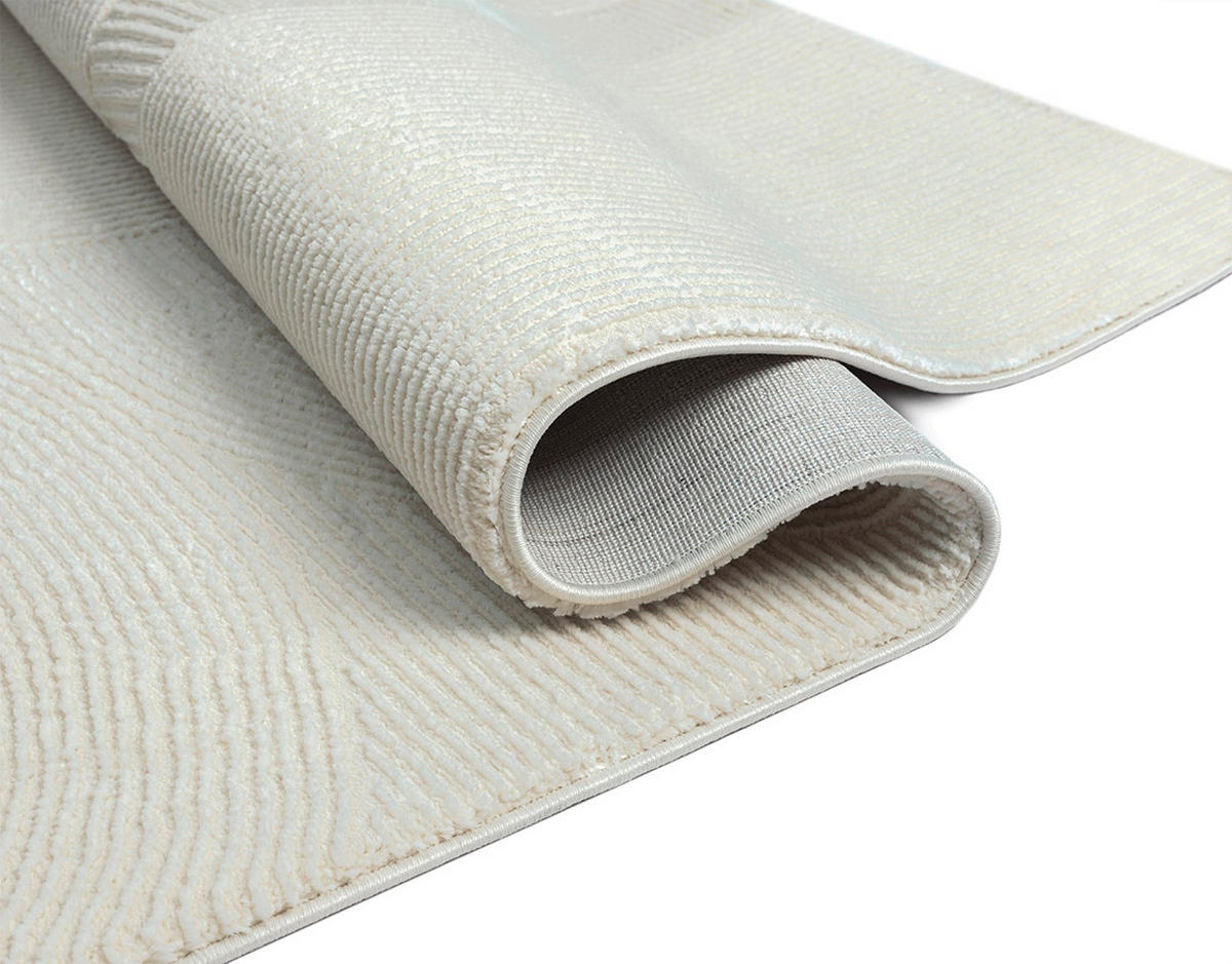 WEBTEPPICH 80/150 cm Sign Creme  - Creme, KONVENTIONELL, Textil (80/150cm) - Novel