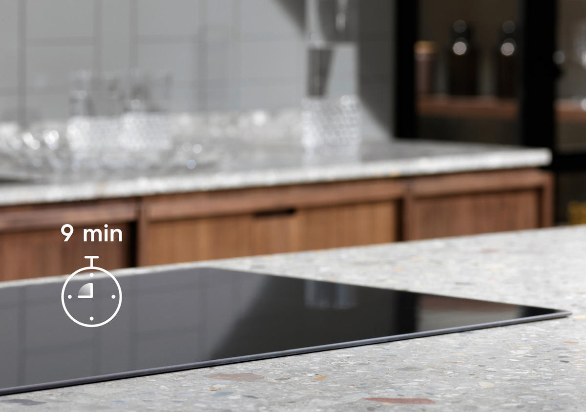 INDUKTIONSKOCHFELD LIT60433M  - Edelstahlfarben/Schwarz, Basics, Glas/Metall (57,6/4,6/50,6cm) - Electrolux