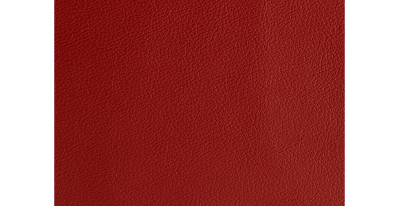 RELAXSESSEL in Leder Rot  - Chromfarben/Rot, Design, Leder/Metall (64/112/80cm) - Cantus