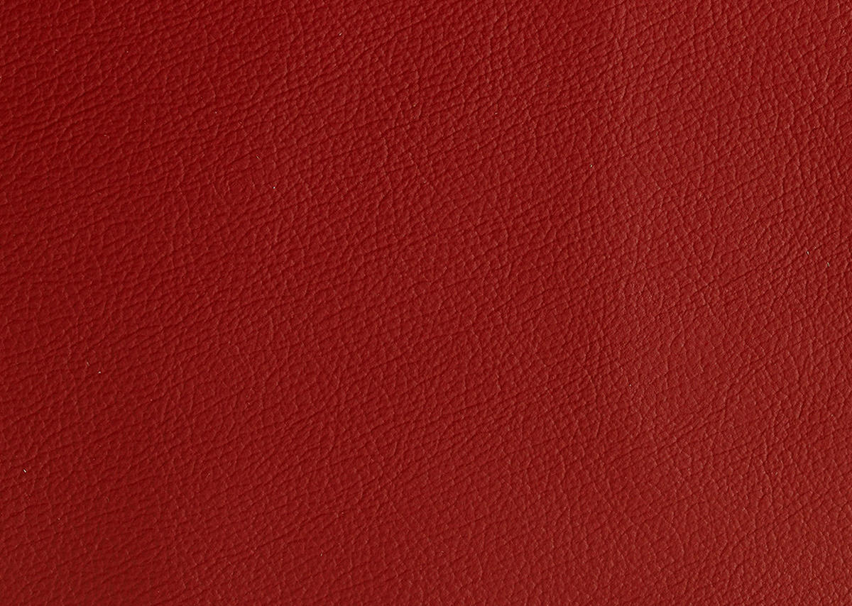 ECKSOFA in Echtleder Rot  - Rot/Alufarben, Design, Leder/Metall (239/271cm) - Cantus