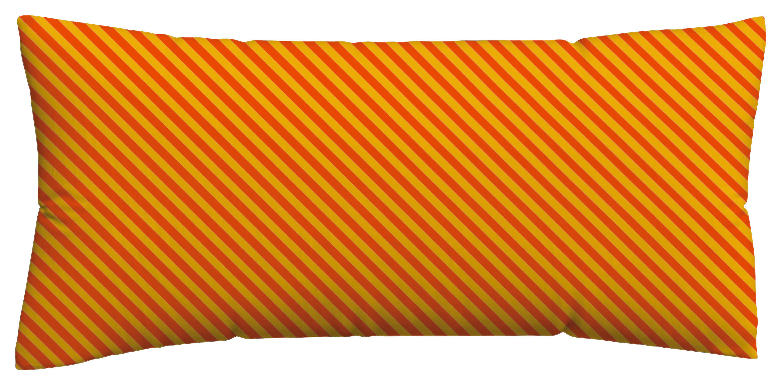 Schlafgut Kopfkissenbezug Woven Satin Fade Gelb, Rot 40x80 cm