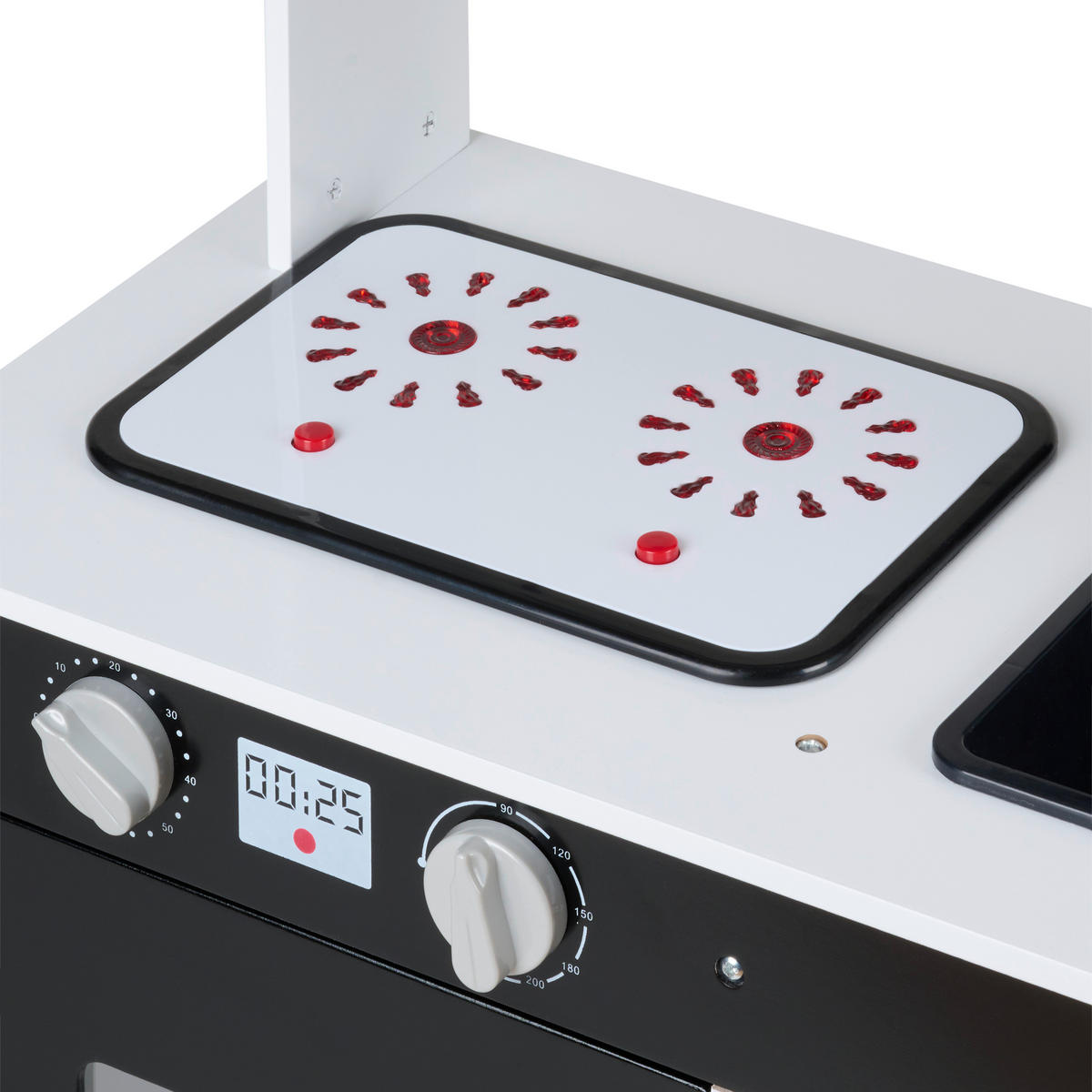 KINDERKÜCHE  - Schwarz/Naturfarben, Trend, Holzwerkstoff/Kunststoff (60/29,5/92cm) - My Baby Lou