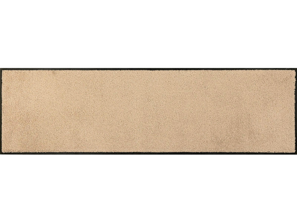 LÄUFER 35/120 cm wash+dry  - Beige, KONVENTIONELL, Kunststoff/Textil (35/120cm) - wash+dry