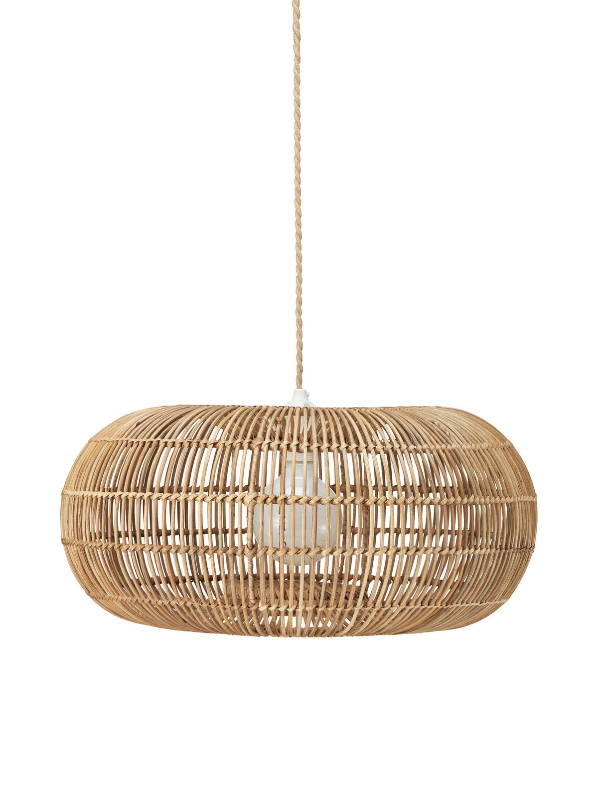 PENDELLEUCHTE Zuri 51/23 cm   - Naturfarben, Natur, Naturmaterialien (51/23cm) - PR Home