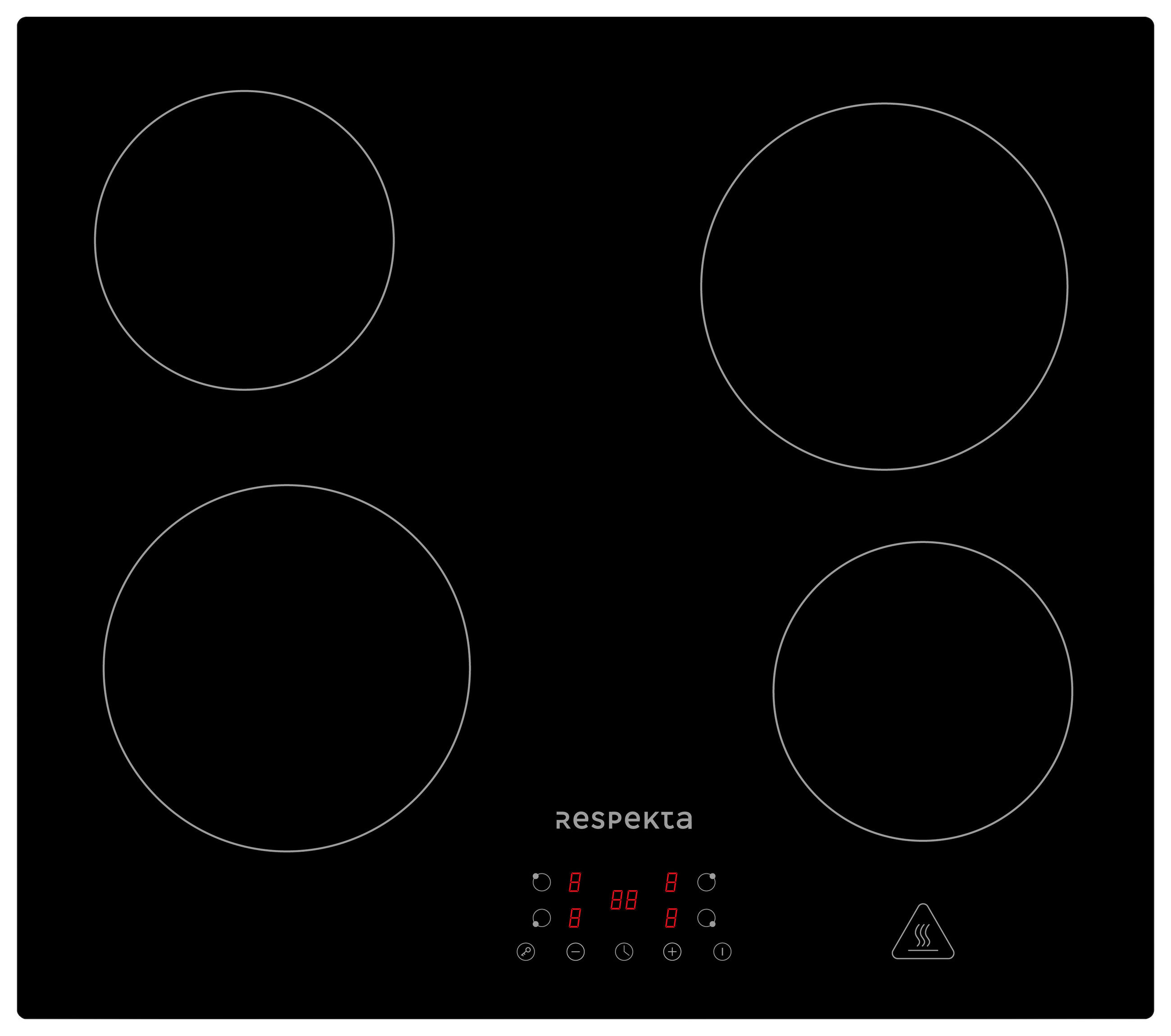 MODULKÖK 340 cm   i grå, ekfärgad  - svart/grå, Design, metall/trämaterial (340cm) - Respekta