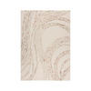 WOLLTEPPICH 120/170 cm ABSTRACT SWIRL WOOL Naturfarben, Orange  - Naturfarben/Orange, KONVENTIONELL, Textil (120/170cm)