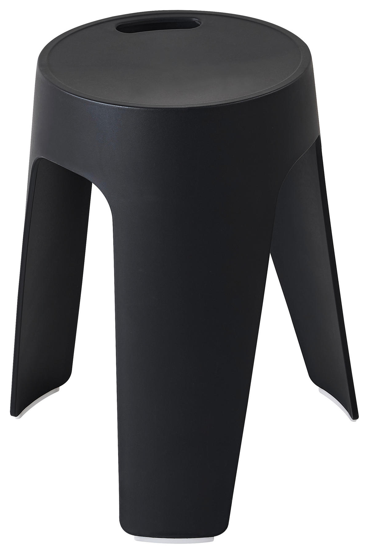 STAPELHOCKER Schwarz  - Schwarz, Basics, Kunststoff (28/46/28cm) - Carryhome