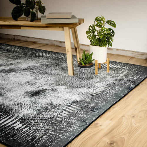 FLACHWEBETEPPICH 120/170 cm My Tampa  - Grau, Design, Textil (120/170cm)