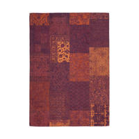 FLACHWEBETEPPICH  Wohnzimmer 80/150 cm Rot rechteckig  - Rot, Basics, Textil (80/150cm) - Kayoom