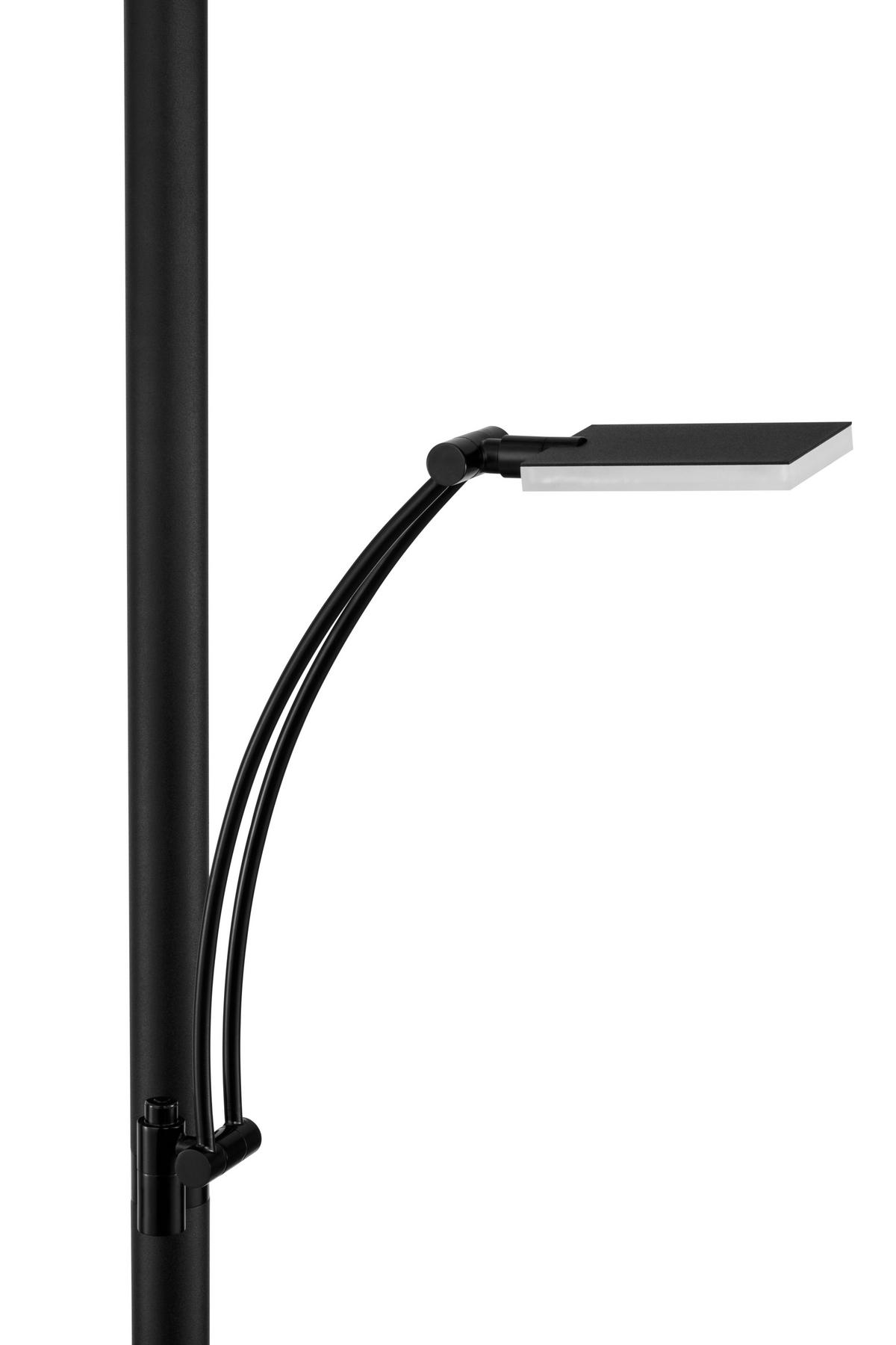 LED-DECKENFLUTER Niko 35/180 cm  - Schwarz, KONVENTIONELL, Kunststoff/Metall (35/180cm) - Dieter Knoll
