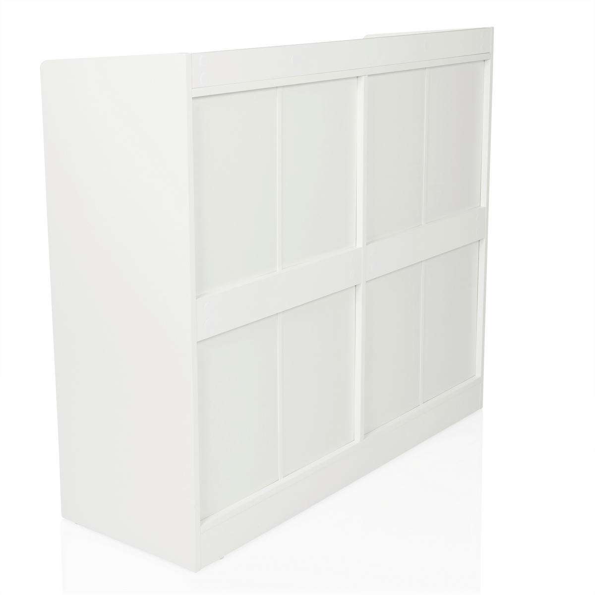 BYRÅ 110/98,5/38 cm  - vit, Modern, trämaterial (110/98,5/38cm) - MID.YOU