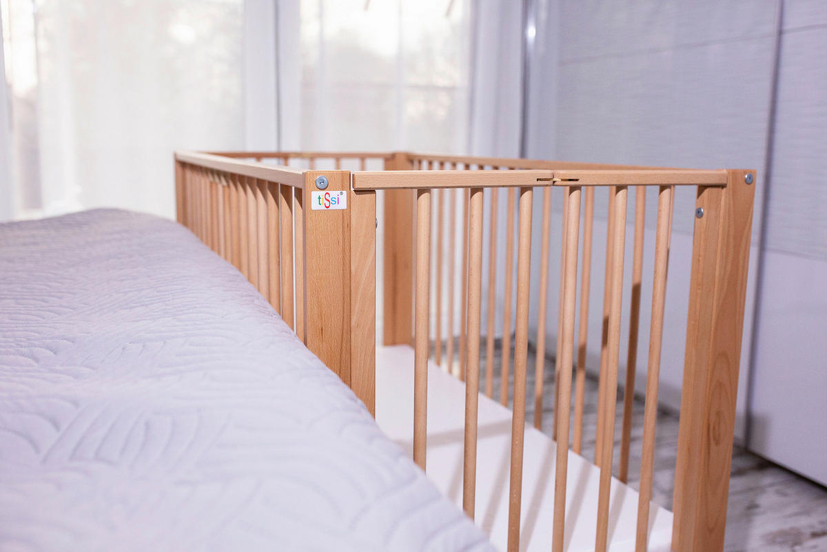 REISEBETT Jori Buchefarben  - Buchefarben, Basics, Holz (120/60/72cm) - tiSsi